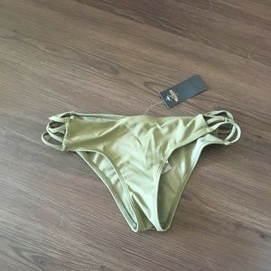 Olive green swim bottoms NWT